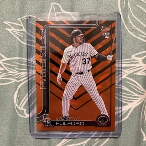 Actualización Topps 2025-#US123 Braxton Fulford (RC) lámina naranja navideña  - Imagen 1 de 2