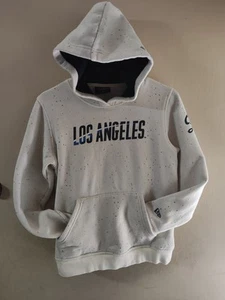 Los Angeles Dodgers Hoodie Youth L 10/12 – New Era 2024 Speckle Cream MLB - Picture 1 of 5