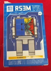 Cubo de velocidad Moyu RS3M V5 2023 núcleo de bola recubierto de UV 3x3 con pantalla (caja dañada) - Imagen 1 de 3