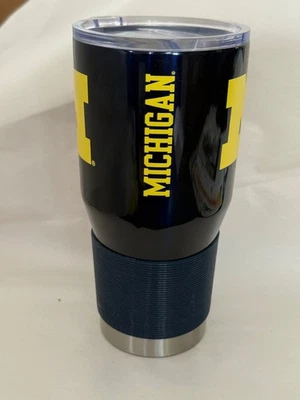NCAA 密歇根狼獾 30 盎司不倒翁不锈钢 * 完美阅读 — 第 1/4 张图片