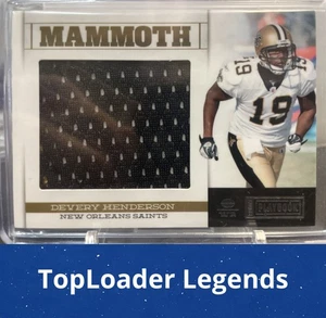 2011 Panini Playbook #15 Devery Henderson Mammoth Materials #/99 - Picture 1 of 2