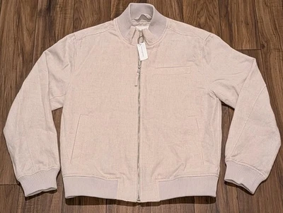 Banana Republic Men's Cotton-Linen Bomber - Medium - Image 1 of 4