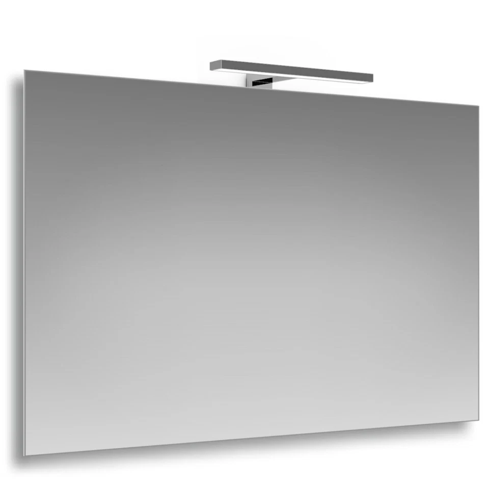 Specchio bagno filo lucido con lampada led 30cm 50x70 60x80 90x60 100x70 - Immagine 1 di 1