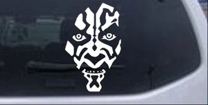 Calcomanía Star Wars Darth Maul Ventana Coche o Camión Laptop Pegatina Blanca 3X4.8 - Imagen 1 de 1
