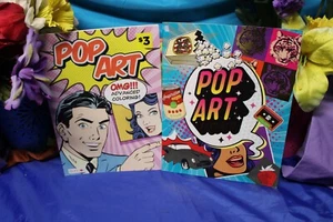 POP ART OMG !! Advanced Coloring & POP ART Fantastische Bildbücher Selten! (2) - Bild 1 von 9