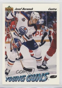 1991-92 Upper Deck French Josef Beranek #595 Rookie RC