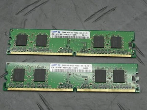 Samsung 256mb Memory RAM M378T3354CZ3-CD5 (2x256MB) - Picture 1 of 4