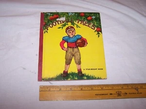 1947 Star-Bright Book FOOTBALL TREES - Imagen 1 de 9
