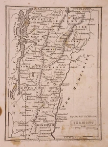 1837 Map ~ State of VERMONT by Charles J. Hendee ~ (SMALL5x7))-#03 - Picture 1 of 2