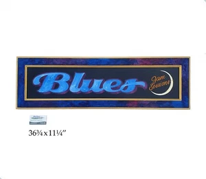 Letrero Blues Jam Sessions pintado a mano - Imagen 1 de 6
