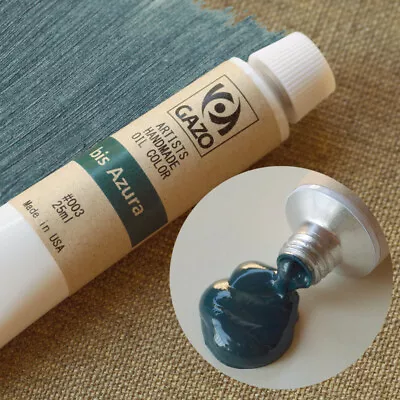 Azurite bis Azura oil paint - genuine (Via GAZO) - Image 1 of 4