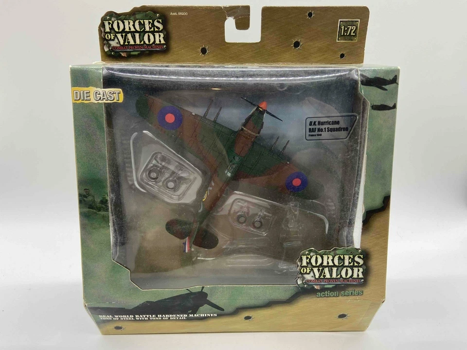 Forces of Valor Combat Proven Machines 1:72 UK Hurricane RAF No 1 Squadron NIB - Image 1 of 3