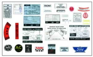 Aufkleber Set für DeAgostini Mustang Shelby 500 Modell im Maßstab 1:6 - Bild 1 von 1