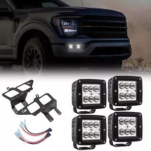 Kit de luces antiniebla de parachoques 4*24W LED Pods para Ford F-150 2021-2023 - Imagen 1 de 9