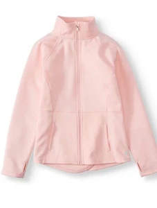 NEW girls AVIA STUDIO JACKET pink DANCE GYM YOGA stretchy fitted LONG size 10/12 - Picture 1 of 2