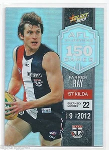 2013 Champions AFL Milestone Game (MG66) Farren RAY St. Kilda - Picture 1 of 1