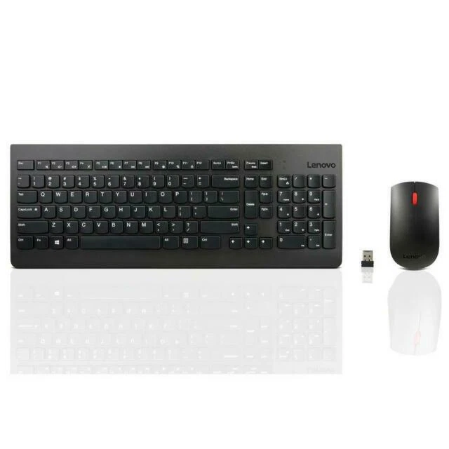 Lenovo Essential 4X30M39496 Wireless Keyboard and Mouse Combo - Black