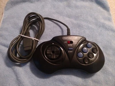 Sega Genesis Performance Controller Gamepad 3 Turbo Slow Motion - Image 1 of 2