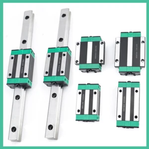 Linear Guide HGW/H Block 15mm/20mm/25mm/30mm/30mm /45mm 50mm Heavy Rail Sliding - Picture 1 of 25