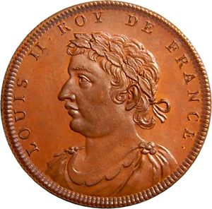 France 1830-48 Restrike French Kings Medal # 26 Louis II (03562) - Picture 1 of 2