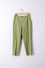 Piazza Sempione capri pants, mint green cropped fitted pants size 44 (US 8)