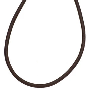 2mm Lederschnur Lederkette aus dunkelbraunem Leder Lederschmuck, 100cm, Unisex - Bild 1 von 2