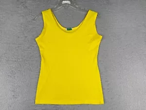 VINTAGE Sears Shirt Womens Small Yellow JR Bazaar 60's 70's Roebuck US Made - Picture 1 of 13