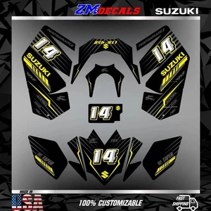 Suzuki LTR 450 ATV Decals Stickers Full Graphics Kit 2006 2007 2008 2009 to 2014 - Picture 1 of 6
