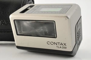 [NEAR MINT w/ CASE] Contax TLA200 Silver Shoe Mount Flash TTL for G1 G2 JAPAN - Picture 1 of 12