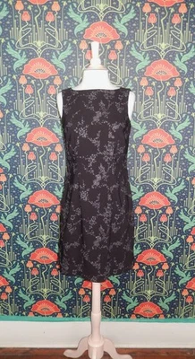 Vestido vintage años 90 Y2k negro gris brillo grunge funda caprichosa Foto 1 de 4