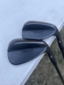Ping Si59 50 12 54 12 Wedge Set Black Midnight Recoil Dart F4 75 Stiff Iomic - Picture 1 of 23