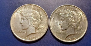 Dólares de la paz 1922-P y 1923-P - Imagen 1 de 2