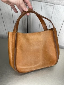 Madewell Damen braun Rindsleder Sydney Mini Beuteltasche Tasche kleine Handtasche - Bild 1 von 9