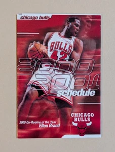2000-01 Chicago Bulls Basketball Pocket Schedule NBA MGD 🏀🏀 - Picture 1 of 1