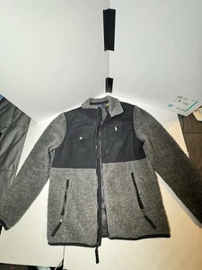 Polo Ralph Lauren Jacket Black And Gray Mens Small - Picture 1 of 12