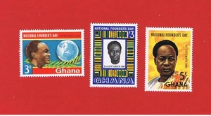 Ghana #104-106  MNH OG  Nkrumah   Free S/H - Picture 1 of 1