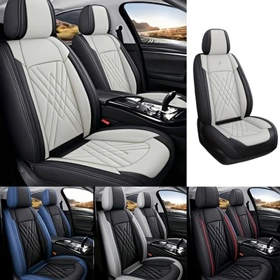 Cubierta de asiento de coche de 5 plazas de cuero PU, para Mercedes-Benz Clase A C E S Foto 1 de 4