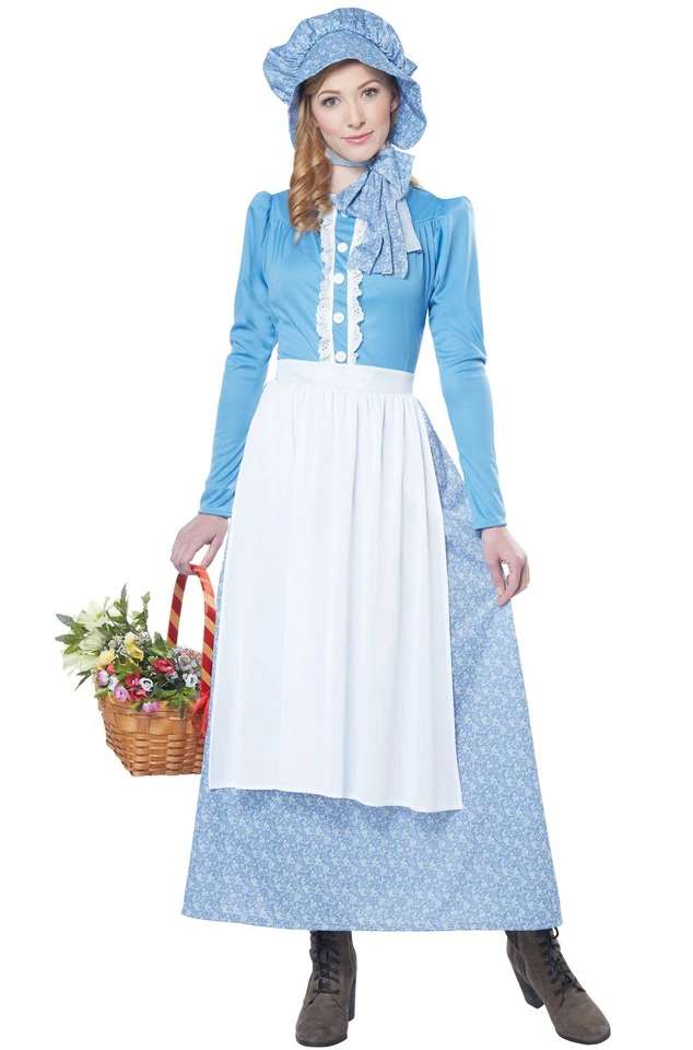 Brand New Colonial Pioneer Woman Adult Costume - Image 1 of 1