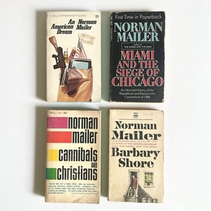 Norman Mailer 4 Vintage Paperback Lot - Miami, Cannibals, Barbary, American - Picture 1 of 10