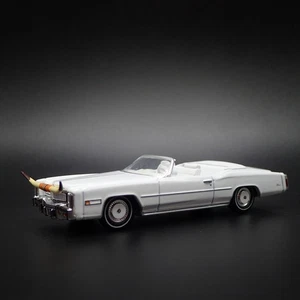 1976 CADILLAC ELDORADO CONVERTIBLE BOSS HOGG DUKES 1:64 SCALE DIECAST MODEL CAR - Picture 1 of 7