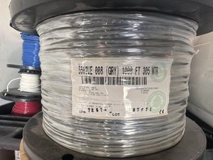 5502UE 008 (GRY) 1000FT UNSHIELDED 22 AWG 4 COND (X3 Reels) - Picture 1 of 3