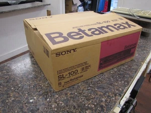 Sony Super Betamax Model SL-100 VCR with Manual & Remote in box! Mint working - Picture 1 of 7