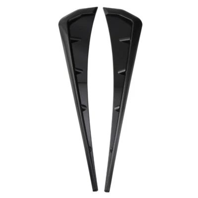 Universal Glossy Car Fender Blade Side Shark Gills Vent Trim Cover Black Sticker - Image 1 of 4