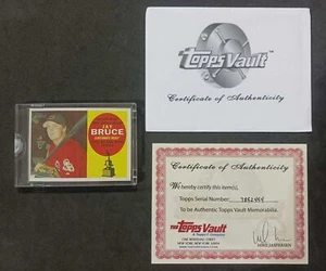 2009 Topps Heritage Jay Bruce Cincinnati Reds No Back COA 1/1 - Picture 1 of 4