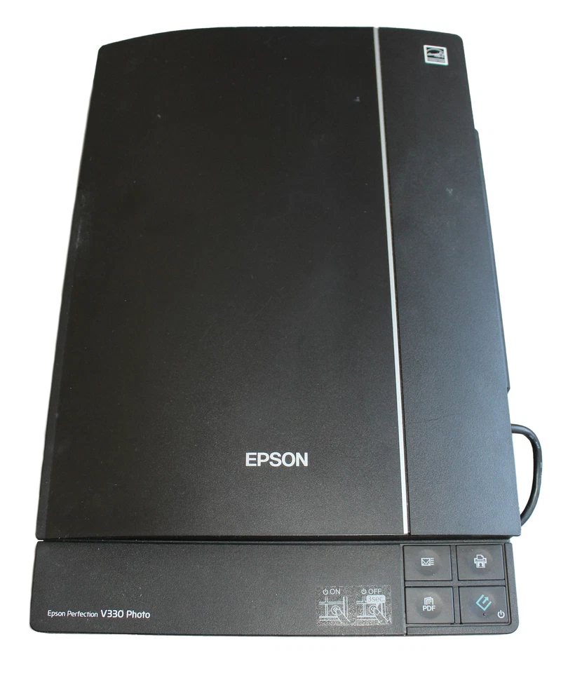 Scanner Epson Perfection V330 Per Foto Documenti Immagini Win 10 11 A4 Buono - Immagine 1 di 4