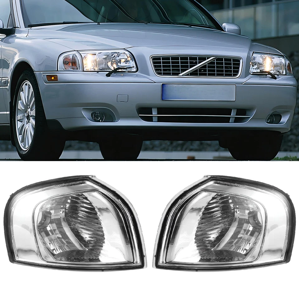 Par de luces de giro de estacionamiento para Volvo S80 1999-06 Foto 1 de 4