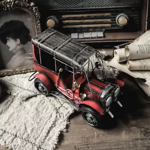 Retro Color Tin Classic Car Creative European Style Car Model Decoration - Picture 1 of 14