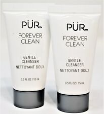 2 X PUR Forever Clean Gentle Cleanser .5oz Each Travel size