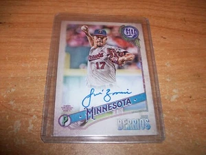 2018 MLB Topps GQ Baseball Jose Berrios Auto Card Minnesota Twins - Picture 1 of 2