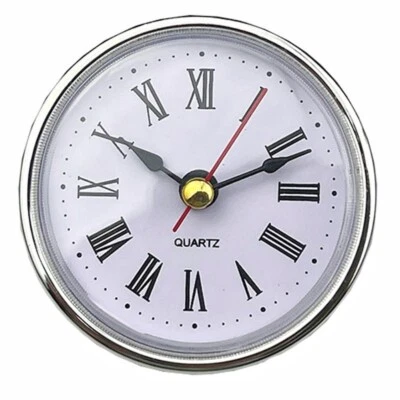65MM Quartz Clock Inserts Movement Insert Replacement DIY Parts Roman Numbers - Image 1 of 4